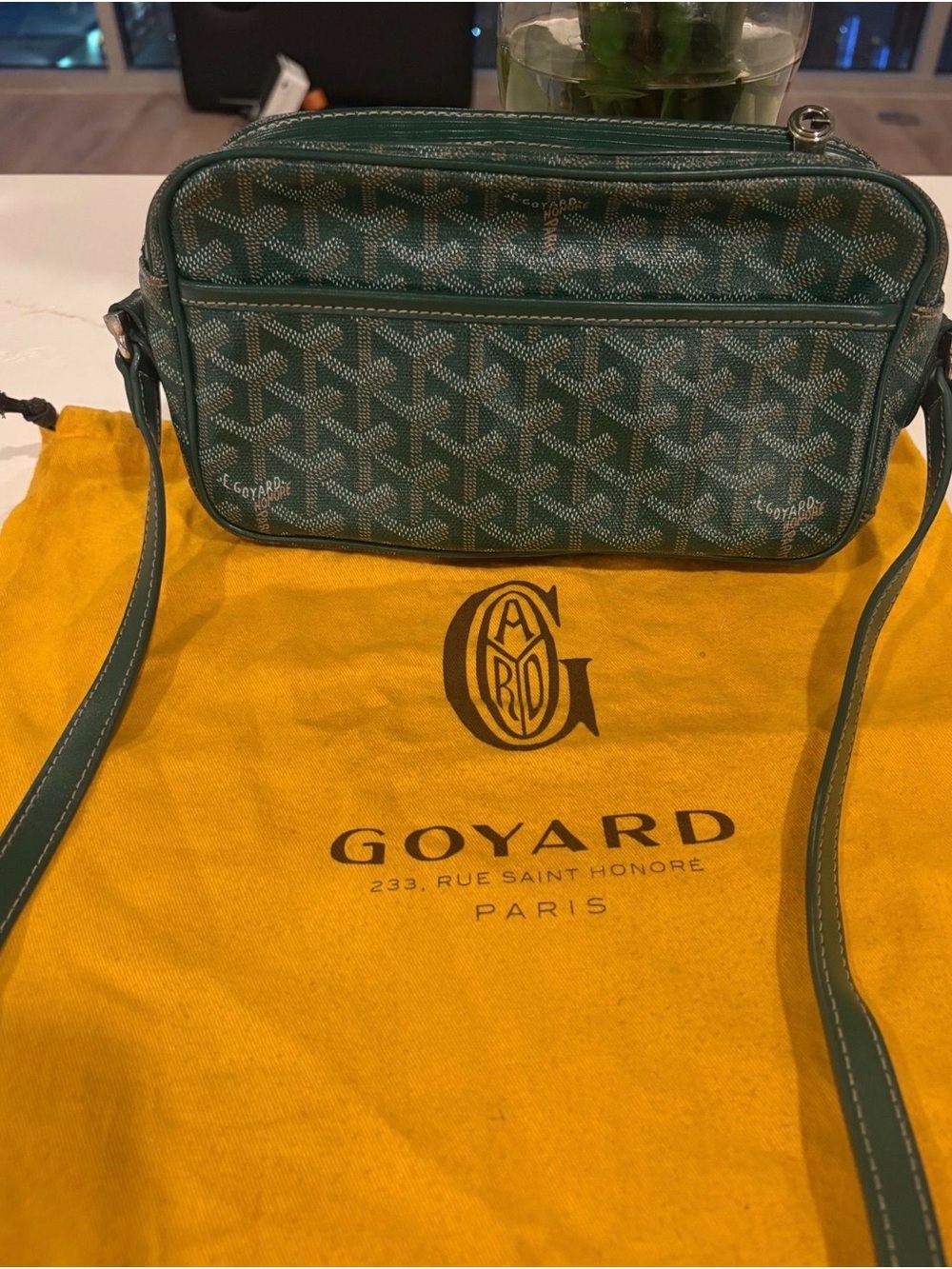 Authentic Goyard Green Crossbody